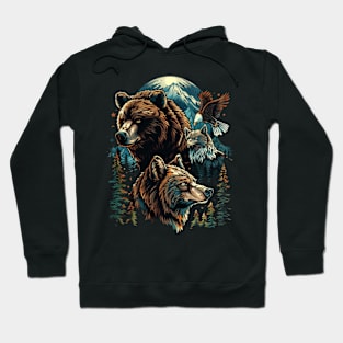 Grizzly Bear Bold Behaviors Hoodie